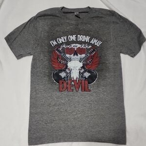 Gray Graphic Men's T-Shirt